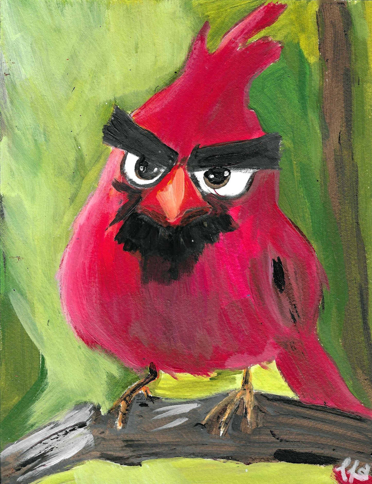 Angry Cardinal